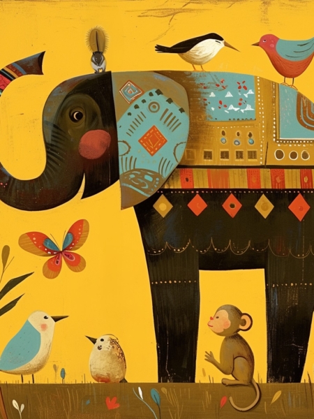 Lavod 線上藝廊-美洲動物園-大象